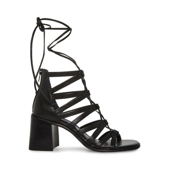 Steve Madden | CHERRI30 BLACK LEATHER - Picture 1 of 6